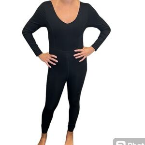 Smash+Tess X Paula Abdul Black Straight Up Bodycon Jumpsuit Size S